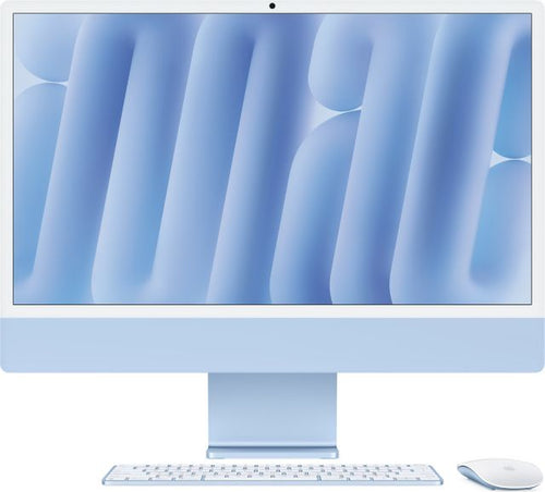 Apple 24-inch iMac with Retina 4.5K display: Apple M4 chip with 8-core CPU and 8-core GPU, 16GB, 256GB SSD - Blue